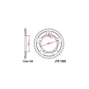 Corona de transmisión Suzuki GSX-R 1000-1300cc